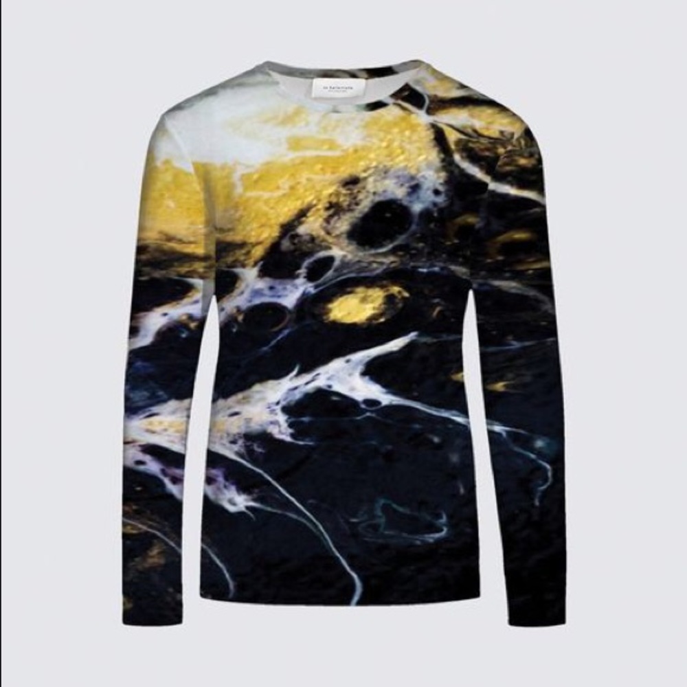 Men's Nathan Sweatshirt unique Long sleeves TEE by Le Galeriste